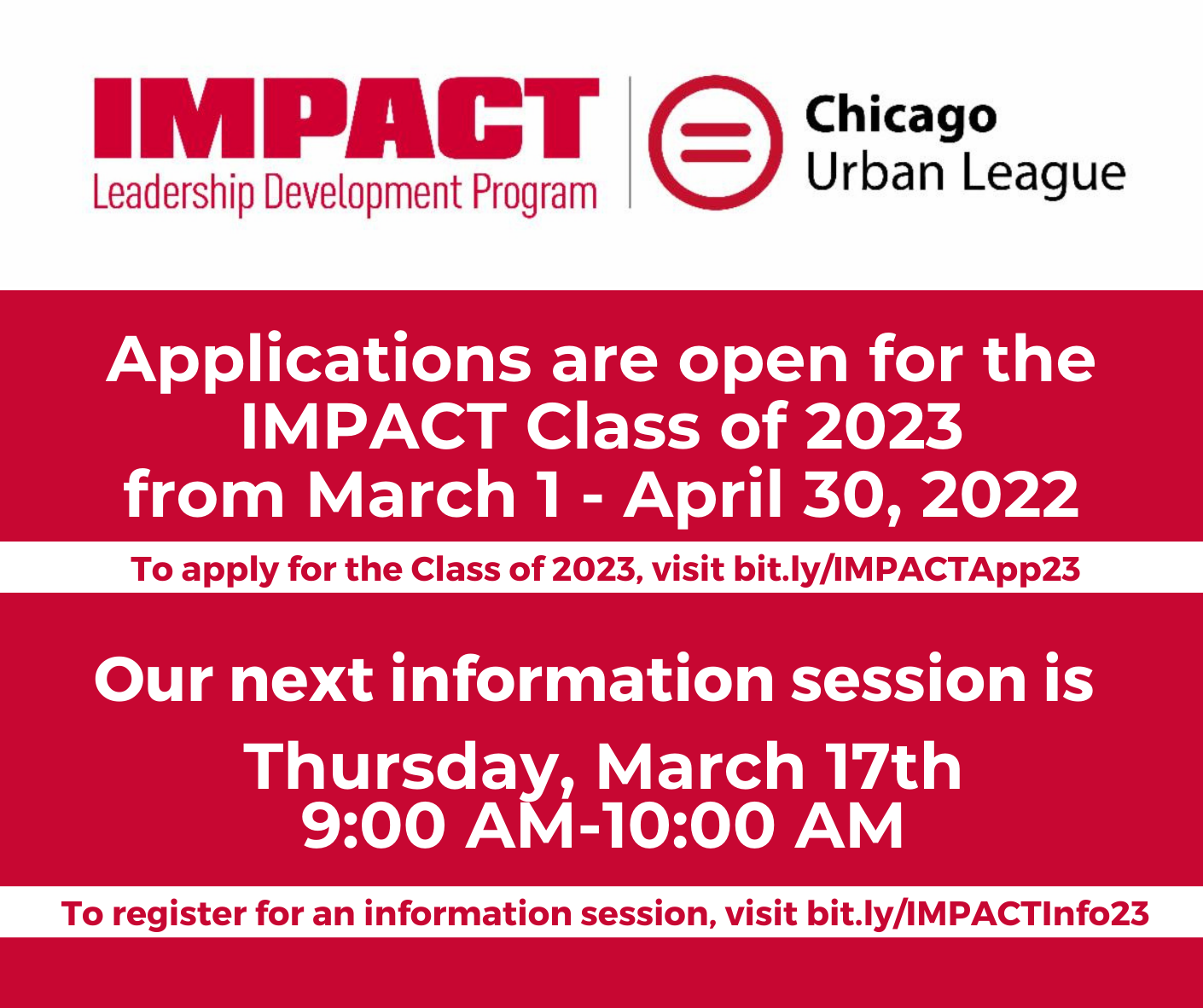 IMPACT Leadership Development Program Class of 2023 Applications Open ...